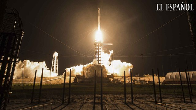 Despega de Florida segunda misión tripulada de la NASA y SpaceX