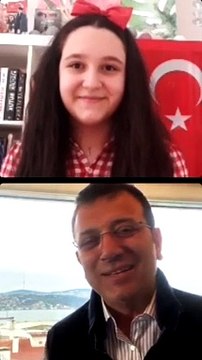 İmamoğlu, 13 yaşındaki yazarın “Çocukken hatırladığınız ilk 23 Nisan nasıldı?” sorusunu yanıtladı