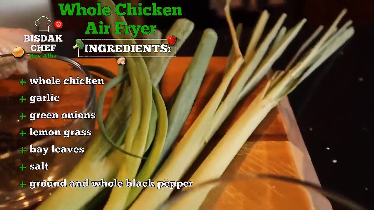 Whole Chicken Air Fried In 55 Mins | Air Fryer Easy Recipe | No Mess Recipe | Panlasang Pinoy