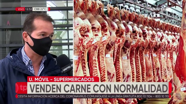 Supermercados venden carne con normalidad