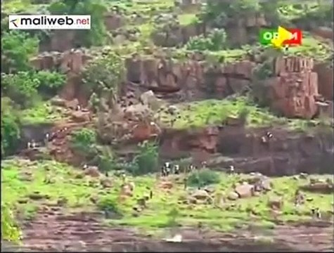 Des racines de deux arbres forment la carte d'Afrique et le nom du Prophète Mohamed (PSL) Suivez la video