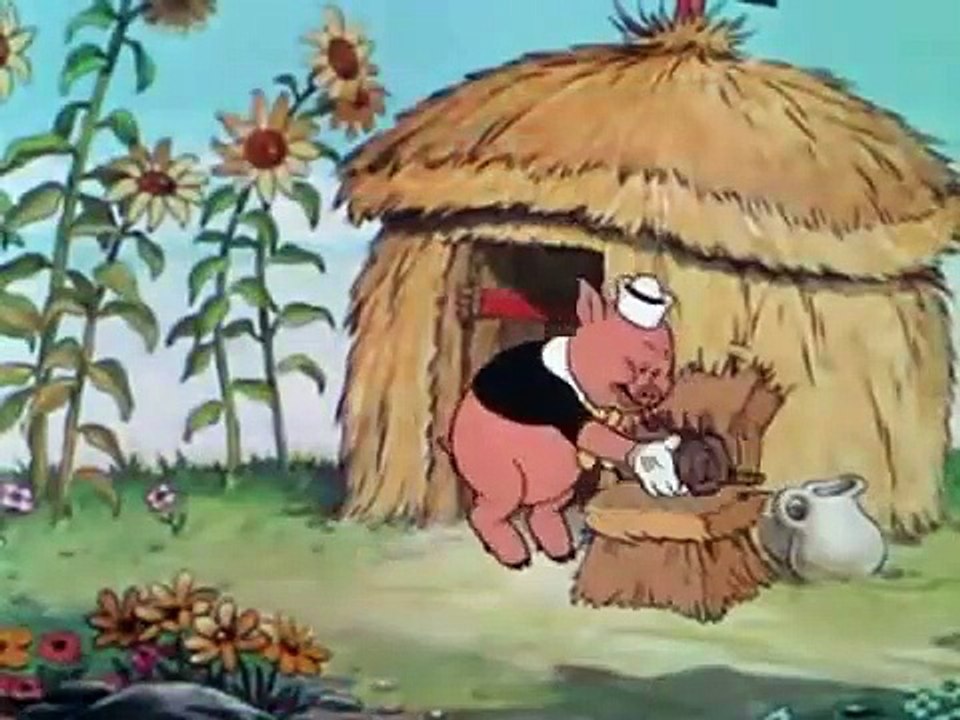 Los Tres Cerditos y el Lobo Feroz