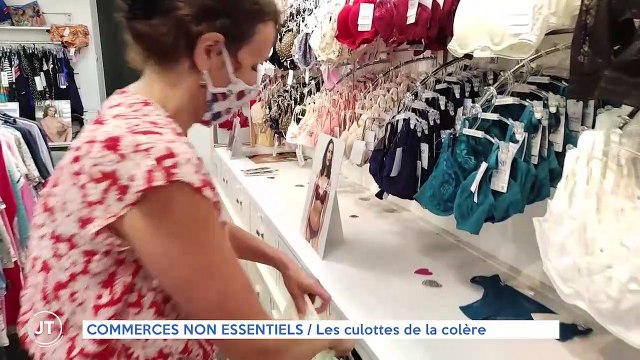 COMMERCES NON ESSENTIELS / Les culottes de la colère