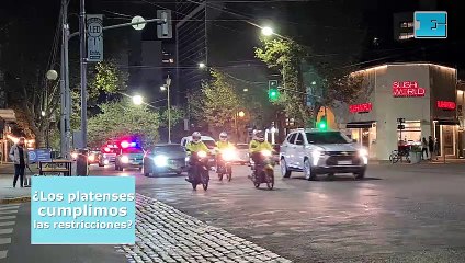 Los platenses cumplimos con las restricciones