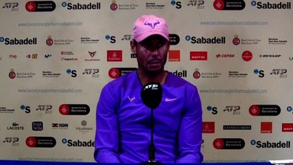 ATP - Barcelone 2021 - Rafael Nadal  is not worried : "I'm in semi finals... "