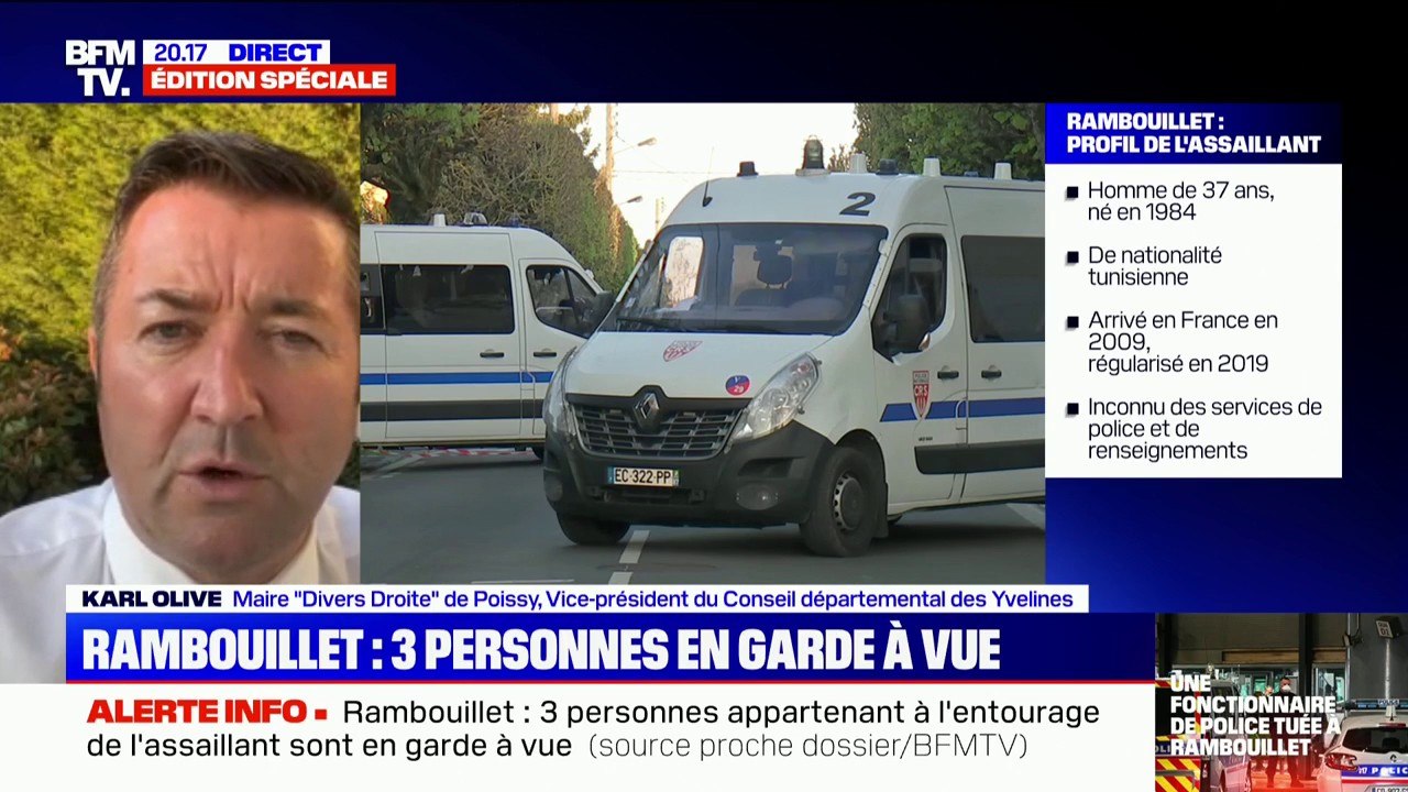 Rambouillet: Karl Olive, vice-président du Conseil départemental des Yvelines appelle à "une concorde nationale" pour les forces de police