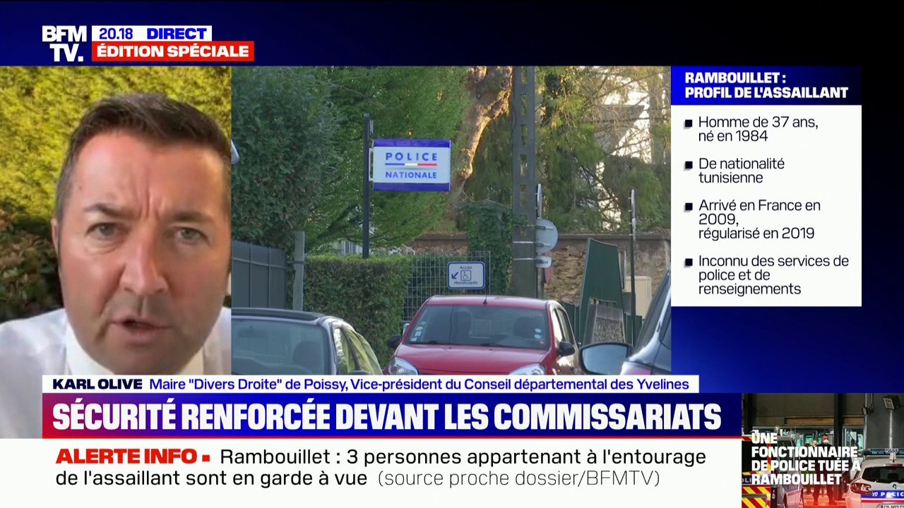Attaque à Rambouillet: Karl Olive, vice-président du Conseil départemental des Yvelines, demande "une justice plus ferme"