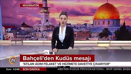 Bahçeli'den çok sert Kudüs açıklaması