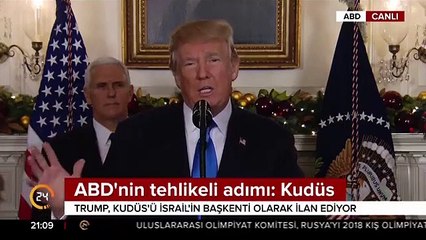 Trump'tan skandal 'Kudüs' açıklaması!