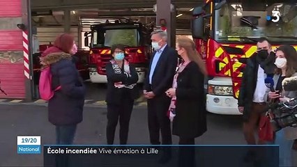 Lille : une école incendiée suscite une vive émotion dans la ville