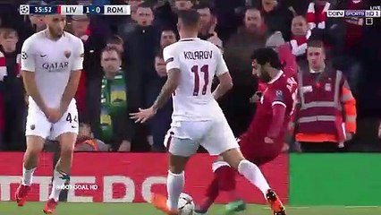 Mo salah goals vs roma amazing skills 