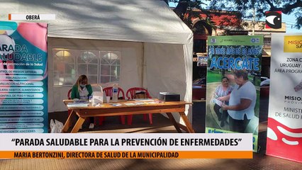Parada saludable para la Prevención de Enfermedades