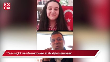 Tören geçidi yaptığım meydanda 50 bin kişiye seslendim