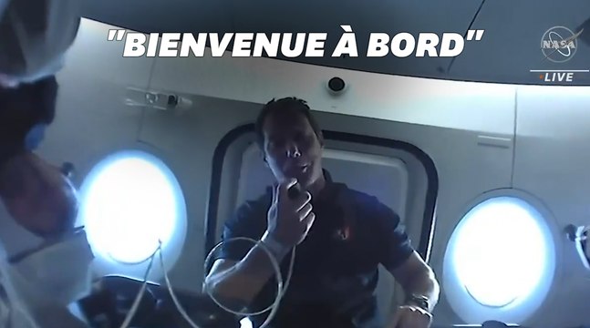 Thomas Pesquet fait la visite guidée de la capsule Crew Dragon