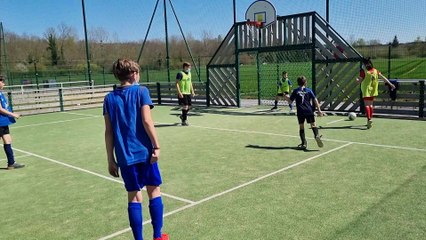 Entrainement des U11 au stage de printemps