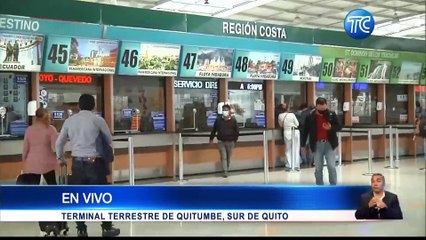 Terminal Terrestre de Quito no operará los fines de semana