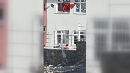 Lise öğrencilerinin "bayrak" hassasiyeti