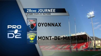 OYONNAX / MONT DE MARSAN : Résumé du match