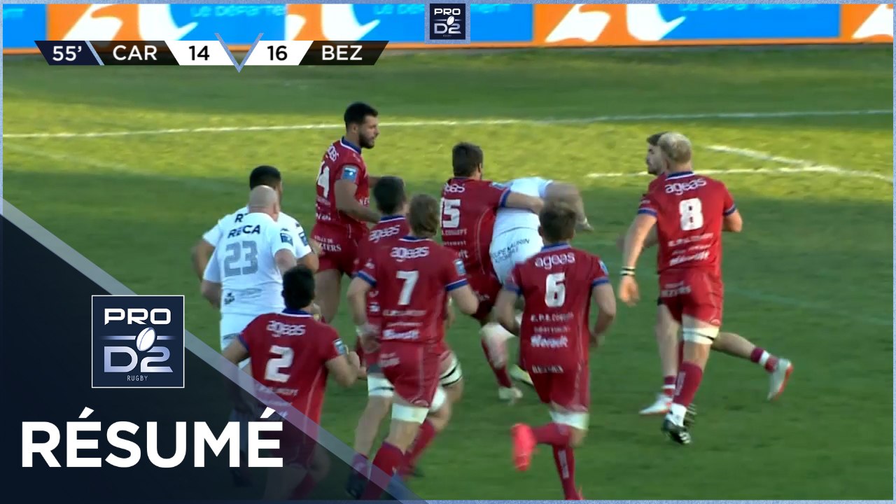 PRO D2 - Résumé US Carcassonne-AS Béziers Hérault:  31-28 - J28 - Saison 2020/2021