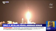Space X, décollage réussi, arrimage demain