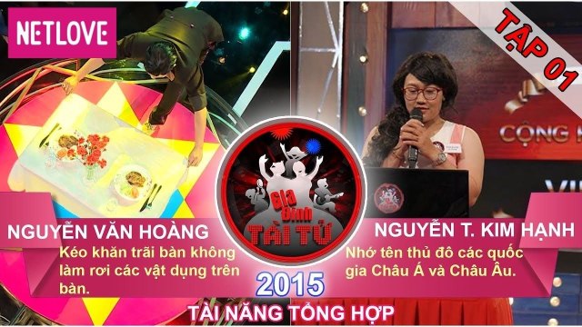 Gia Đình Tài Tử | Mùa 3 - Tập 01: Nguyễn Văn Hoàng - Nguyễn Thị Kim Hạnh