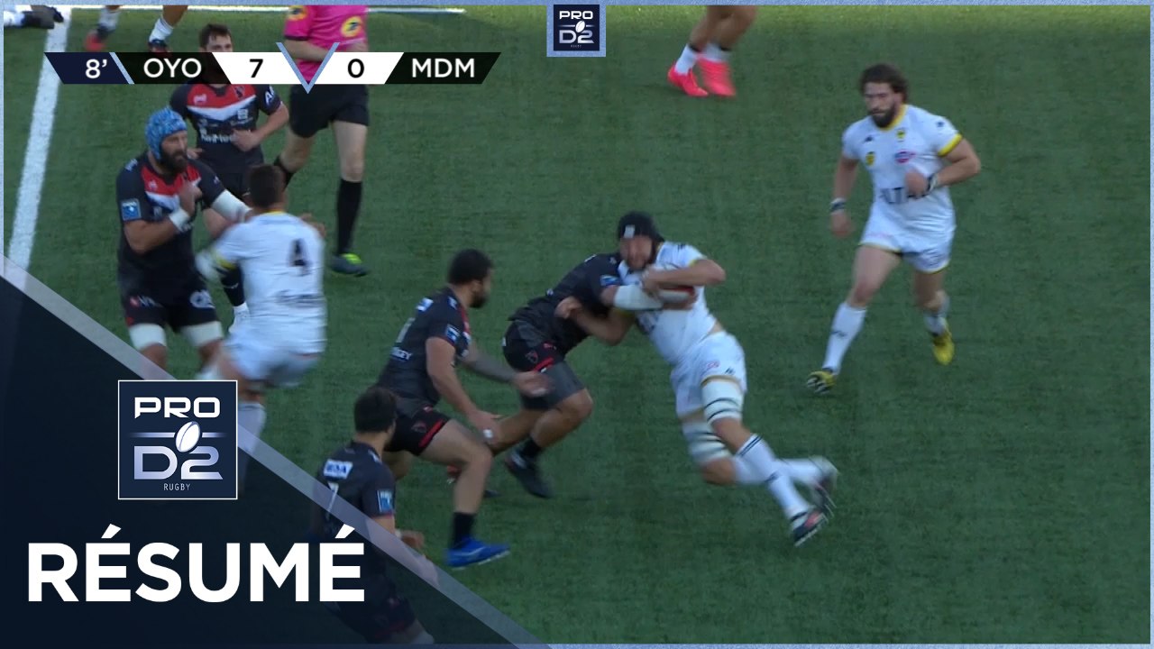 PRO D2 - Résumé Oyonnax Rugby-Stade Montois: 33-27 - J28 - Saison 2020/2021