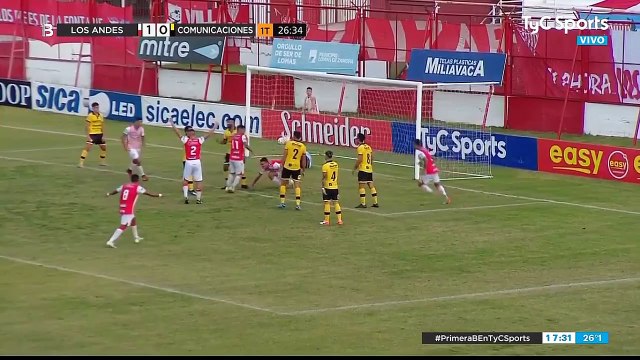 Los Andes 2-1 Comunicaciones - Primera B - Fecha 8