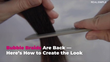 Bubble Braids Are Back—Here’s How to Create the Playful Hairstyle