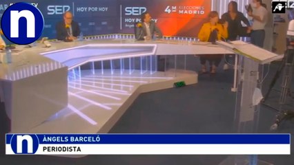 El show de Pablo Iglesias en el debate con Rocío Monasterio