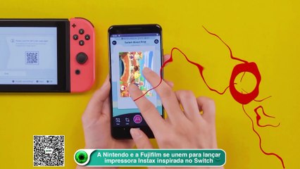 A Nintendo e a Fujifilm se unem para lançar impressora Instax inspirada no Switch