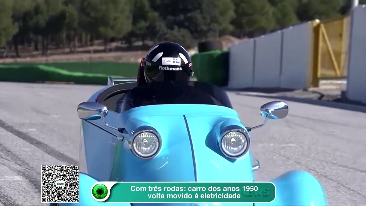 Nova edição- veículo de três rodas está de volta como um carro elétrico