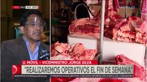 Viceministro de Defensa del Consumidor anuncia operativos en centros de abastecimiento de carne de res