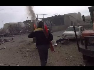 القوات السورية تمهد لهجوم وشيك على الغوطة