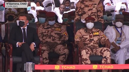 Tschad: Macron bei Trauerfeier für Idriss Déby