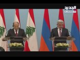 من ارمينيا... عون يؤكد التمسك بحدود لبنان  - ليال سعد