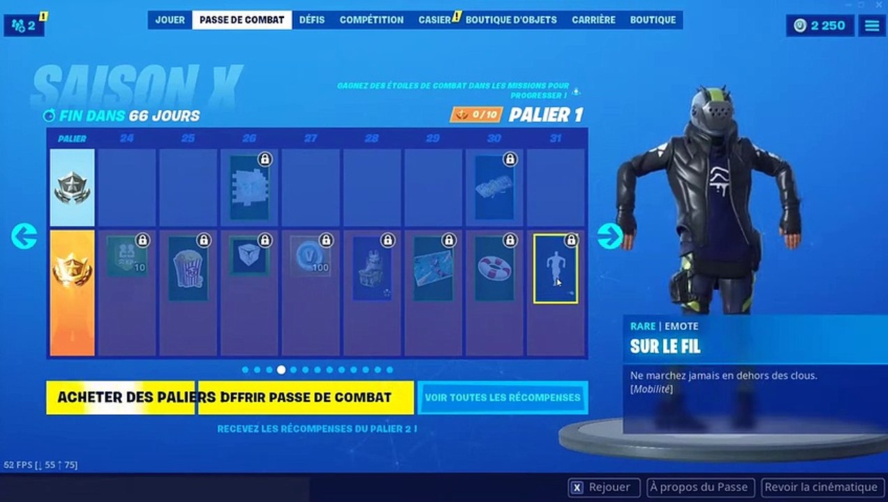 Danse Fortnite Sur Le Fil