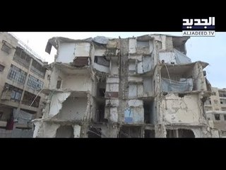 عائلة تعيش على ركام منزلها في حلب - صدام حسين