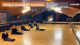World Dance- Anasma. Group Improvisation. Leader. Flock. Dynamic Of Movement.