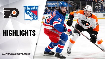 Flyers @ Rangers 4/23/21 | NHL Highlights