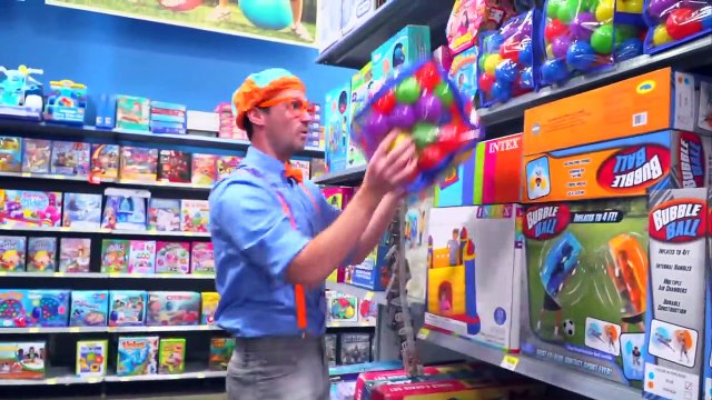 Aprende colores en la juguetería con Blippi Español | Videos Educativos para Niños Pequeños