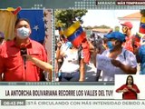 RECORRIDO DEL FUEGO PATRIO: Antorcha Bolivariana es recibida en la Plaza Bolívar de Yare
