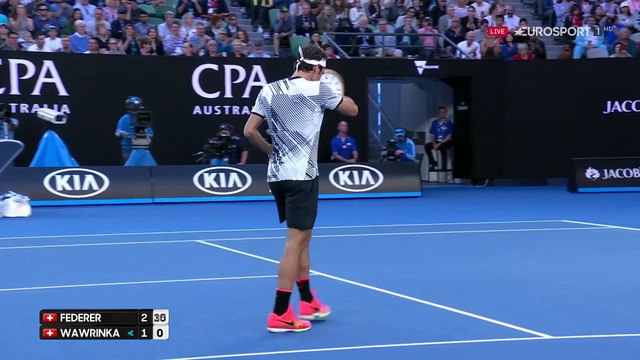 Roger Federer vs Wawrinka Highlights || AO 2017 SF - video Dailymotion