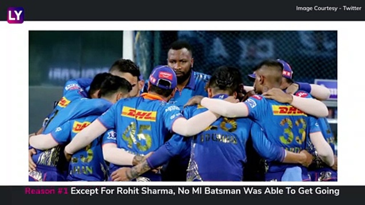 Punjab vs Mumbai IPL 2021: 3 Reasons Why Mumbai Lost