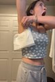 Woman Yells in Pain While Trying to Wax her Own Armpits