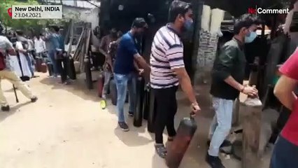 شاهد: النار تلتهم أجساد مرضى كورونا بسبب حريق في مستشفى بالهند