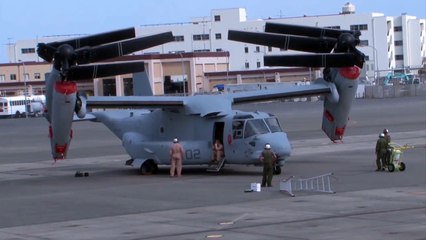 Helicopter-Transformer - MV-22 Osprey Unfolds its Wings • Highlights