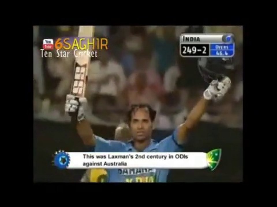 Sachin Tendulkar and VVS Laxman Hit Centuries vs Australia at Gwalior 2nd ODI 2003