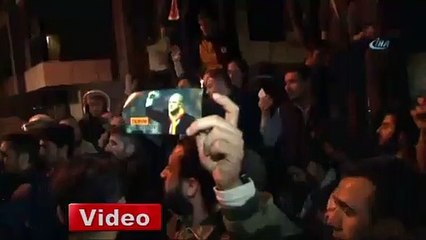 Maç sonrası Florya'da Fatih Terim tezahüratları