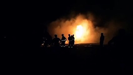 ट्रेलर- टैंकर की भिंड़त, टैंकर चालक, खलासी जिंदा जले