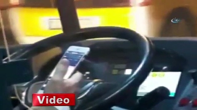 Otobüs şoföründen ‘pes’ dedirten görüntü